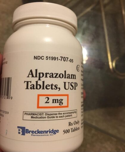 Tempuspharma 5 B707 xanax 2mg ( Blue bars )