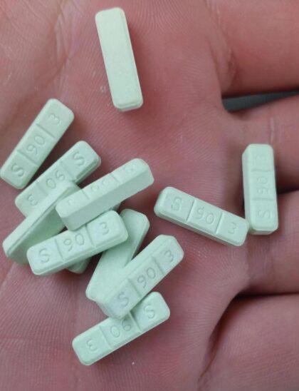 Green xanax bars S903 ( bottle 100 tablets )